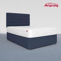 Airsprung King Size Pocket 1200 Ortho Mattress With Midnight Blue Divan