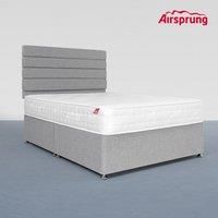 Airsprung King Size Pocket 1200 Ortho Mattress With Silver Divan