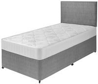 Argos Home Elmdon Comfort Single Divan Bed  Grey