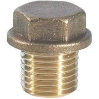 1/2" Brass Flanged Plug