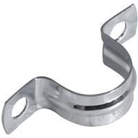 Unbranded Saddle Clip Plated 22mm (10 Pack) in Chrome Copper