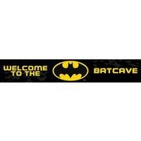 Pyramid International Batman Wall Art Wooden Sign (Welcome to the Batcave Design) 13cm x 80cm - Official Merchandise £