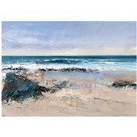 The Art Group (Watching the Waves Canvas Print, Multi Coloured, 85 x 120cm