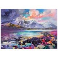 UYN (Torrin, Skye Canvas Print, Multi-Colour, 85 x 120 cm