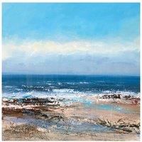 Artze Wall Art (Sunlit Sea Canvas Print, Multi Coloured, 60 x 60cm
