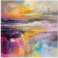 Art Group WDC98331 The (Liquid Reflections) Canvas Print, Multi Coloured, 85 x 85cm