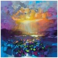 The Art Group (Liquid Skye Canvas Print, Multi Coloured, 85 x 85cm