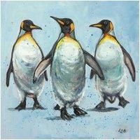 Louise Brown (Kingpins Canvas Print, Multi-Colour, 30 x 30 cm