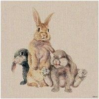 Jane Bannon (Bramble, Lexie & Tommy 40 x 40 cm Canvas Print