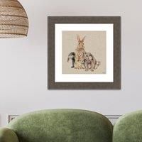 The Art Group Jane Bannon (Bramble, Lexie & Tommy) - 40x40cm Framed Art