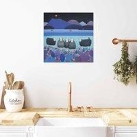 The Art Group Ailsa Black (Contemplation) 40x40cm Wall Art