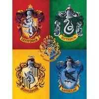 Pyramid International Harry Potter Canvas Print 60 x 80 cm (House Emblems), Multicolored, 60 x 80 x 3.5 cm