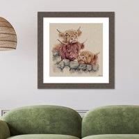 The Art Group Jane Bannon (Neighbourhood Watch) - 60x60cm Framed Art