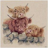 Jane Bannon WDC101305 40 x 40 cm Neighbourhood Watch Canvas Print, Multi-Colour, 40 x 40 cm