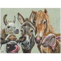 The Art Group Louise Brown (Farmyard Selfie) 60x80cm Canvas