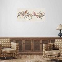 The Art Group Helen Ahpornsiri (Wildflower Sparrows) 50x100cm Wall Art