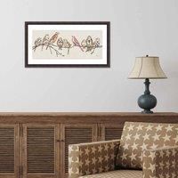 The Art Group Helen Ahpornsiri (Wildflower Sparrows) 30x60cm Wall Art