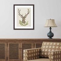 The Art Group Helen Ahpornsiri (Autumn Stag) 40x50cm Wall Art