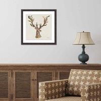 The Art Group Helen Ahpornsiri (Forest Stag) 40x40cm Wall Art