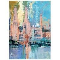 Joanne Last WDC96377 Printed Canvas 85 x 120 cm (The Power Pink), Multi-Colour, 85 x 120 x 3.8 cm