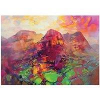 Scott Naismith WDC96383 85 x 120 cm Glencoe Harmonics Canvas Print, Multi-Colour, 85 x 120 x 3.8 cm