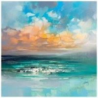 Scott Naismith WDC98355 85 x 85 cm Hebride Waters Canvas Print, Multi-Colour, 85 x 85 x 3.8 cm