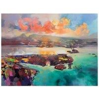 Scott Naismith Skye Bridge Canvas 80x60cm New (Pink Rack)