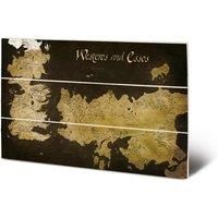Pyramid International Game Of Thrones westeros & Essos Map Micro Wood