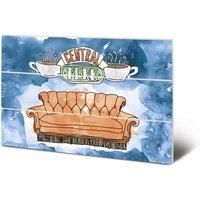 FRIENDS Wood Print 20 x 29.5 cm (Central Perk), 20 x 29, 5 x 1, 2 cm