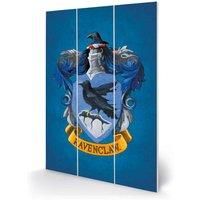 Harry Potter (Colourful Crest Ravenclaw Micro Wood Wall Art