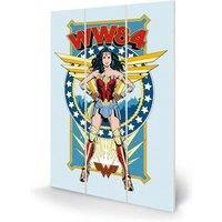 Pyramid International Wonder Woman 1984 retro Comic Micro Wood Panel