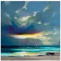 Art Group AFWDC98211 The Scott Naismith West Coast Blues II Canvas Print, Cotton, Multi-Colour, 1.8 x 85 x 85 cm