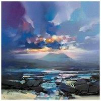 Art Group WDC98212 The West Coast Blues III Scott Naismith Canvas Print, Wood, Multi-Colour, 85 x 85 x 1.3 cm