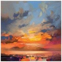 Art Group WDC98214 The Rum Light Study Scott Naismith Canvas Print, Wood, Multi-Colour, 85 x 85 x 1.3 cm