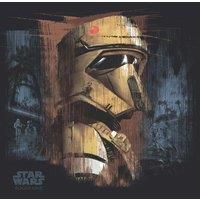 Star Wars Rogue One (Scarif Trooper Black)£ 40x40 Canvas