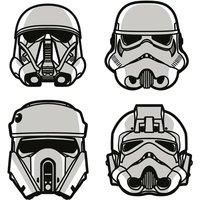 Star Wars Rogue One (Helmets) 40x40 Canvas