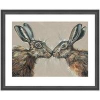 Art Group The Louise Brown (The Kiss) Pre-Framed Print, Multi-Colour, 40 x 50 x 1.3 cm