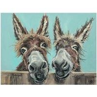 Louise Brown WDC100043 "Double Trouble" Canvas Print, Multi-Colour, 60 x 80 cm
