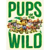 Pyramid International Paw Patrol (Pups of The Wild) -Canvas Print 60 x 80cm, Wood, Multi-Colour, 60 x 80 x 1.3 cm