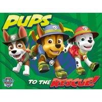Pyramid International Paw Patrol (Pups to The Rescue) -Canvas Print 60 x 80cm, Wood, Multi-Colour, 60 x 80 x 1.3 cm