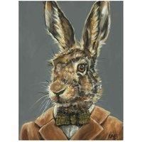 Louise Brown Mr Tweed Canvas Print, Multi-Colour, 60 x 80 cm