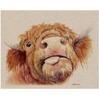 Jane Bannon Baxter Canvas Print, Multi-Colour, 40 x 50 cm