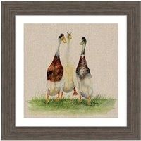 The Art Group Jane Bannon (Dilly, Roly & Henry) - 40x40cm Framed Art