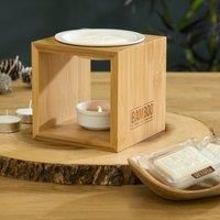 Heart and Home Bamboo Wax Melt Burner