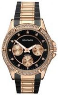 SEKONDA EDITIONS LADIES' MULTIDIAL BRACELET WATCH USED