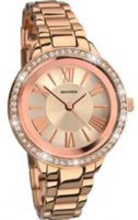 Sekonda Editions Ladies Rose Gold Colour Bracelet Watch