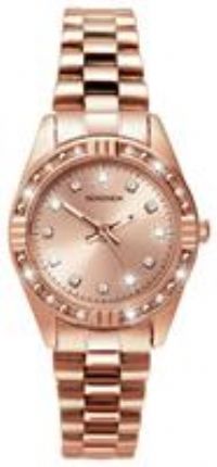 Sekonda Ladies Stone Set Rose Gold Plated Bracelet Watch