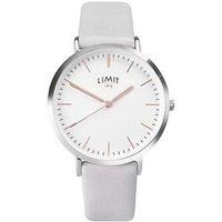 Limit Limit Womens Grey Polyurethane Strap With Silver White Dial Analogue Watch