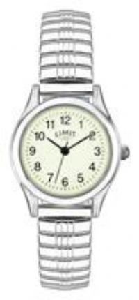 Limit Ladies Silver Stainless Steel Expander Watch