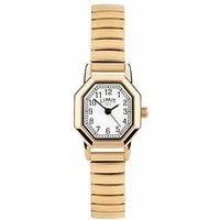 Limit Ladies Vintage Style Watch with Gold Plated case and Expander Bracelet.